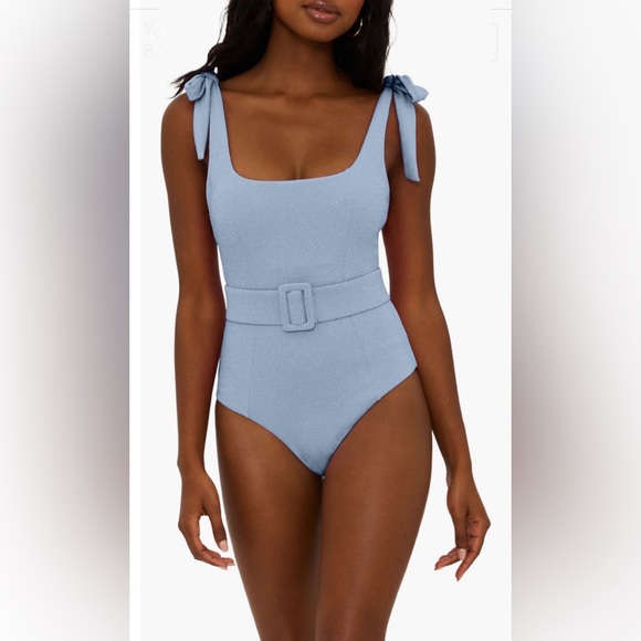 BEACH RIOT Sydney One Piece Denim Scrunch, BRAND NEW, Size Small, $168 - Picture 7 of 12